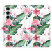 Flipové puzdro iSaprio - Flamingos Pattern - Samsung Galaxy S23 FE