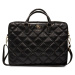 Guess PU Quilted 4G Metal Logo Computer Bag 15/16" Black