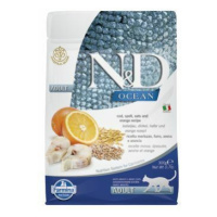 N&D OCEAN CAT LG Adult Codfish & Orange 300g zľava