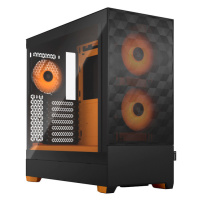 Fractal Design Pop Air RGB Orange Core TG Clear Tint/Midi Tower/Transpar.