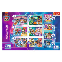 Trefl Puzzle 10v1 - Šťastný deň psíkov / Viacom PAW PATROL: THE MIGHTY MOVIE 2023