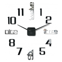 3D Nalepovacie hodiny DIY ADMIRABLE XL Sweep 40F-1, čierne 100-130cm