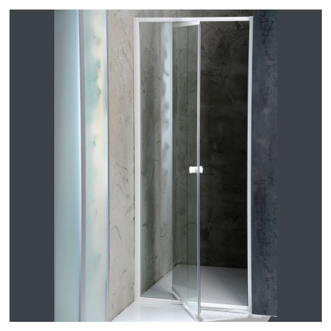 AMICO sprchové dvere výklopné 1040-1220x1850 mm, číre sklo G100 AQUALINE