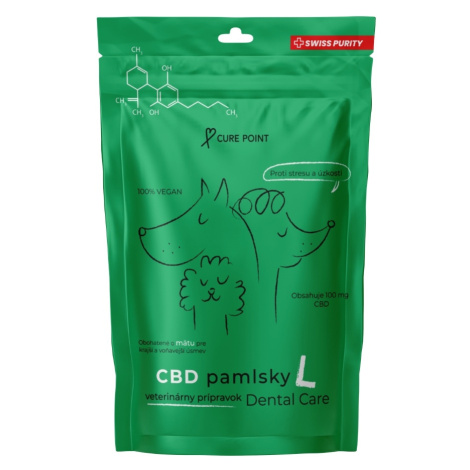 Cure Point CBD Maškrty Dental Care 100g - L (nad 35kg)