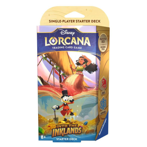 Ravensburger Disney Lorcana: Into the Inklands - Starter Deck Ruby & Sapphire