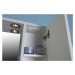 AQUALINE - ZOJA/KERAMIA FRESH galérka s LED osvetlením, 60x60x14cm, pravá, biela 45022