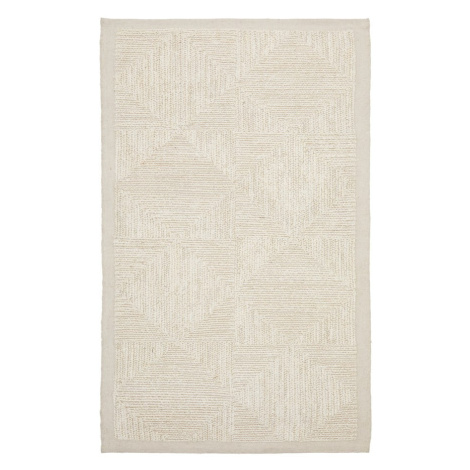 Krémovobiely ručne tkaný jutový koberec 160x230 cm Sicali – Kave Home