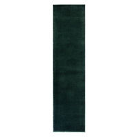 Tmavozelený behúň z recyklovaných vlákien 60x230 cm Sheen – Flair Rugs