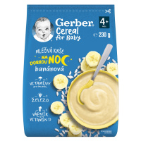 GERBER Cereálno-mliečna kaša na Dobrú noc, banán 230 g