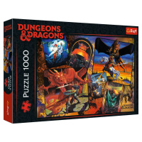 Puzzle 1000 - Pôvod Dungeons & Dragons / Hasbro Dungeons & Dragons