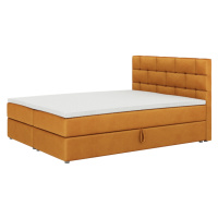 Expedo Čalúnená posteľ boxspring BETANIA + topper, 140x200, itaka 33