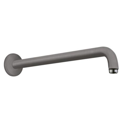 Hansgrohe Hansgrohe, sprchové rameno 389 mm, kartáčovaný čierny chróm, HAN-27413340