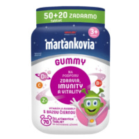 WALMARK Marťankovia gummy s bazou čiernou 50 + 20 ZADARMO