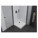 MEXEN/S - Pretoria Duo sprchovací kút 90x90, transparent, čierna + sprchová vanička vrátane sifó