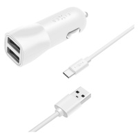 FIXCC15-2UC-WH autonabíjačka 2xUSB+kábel