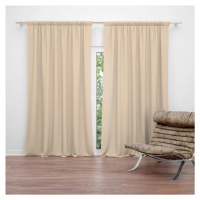 Záves Svetlá béžová: 2 ks 140x250 cm