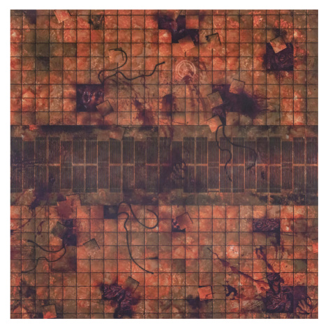 Gamemat.eu Herní podložka 3'x3' (91,5 x 91,5 cm) - různé motivy Barva: Necropolis