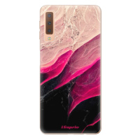 Odolné silikónové puzdro iSaprio - Black and Pink - Samsung Galaxy A7 (2018)