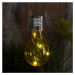 Solarna Lampa GLE90899 LED – METAL, D:  8cm, H: 15cm