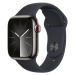 APPLE WATCH SERIES 9 GPS + CELLULAR 41MM GRAPHITE STAINLESS STEEL CASE MIDN.SPORT BAND-S/M,MRJ83