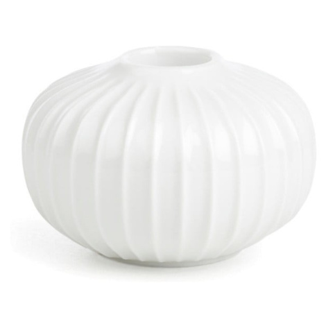 Biely porcelánový svietnik Kähler Design Hammershoi, ⌀ 8 cm