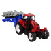 mamido Červený Traktor s Pluhom Farma