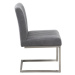 LuxD 22866 Konzolová stolička Boss vintage sivá