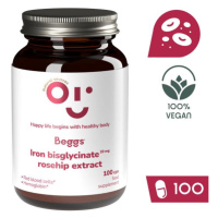 Beggs Iron bisglycinate 20 mg, rosehip extract (100 kapsúl)