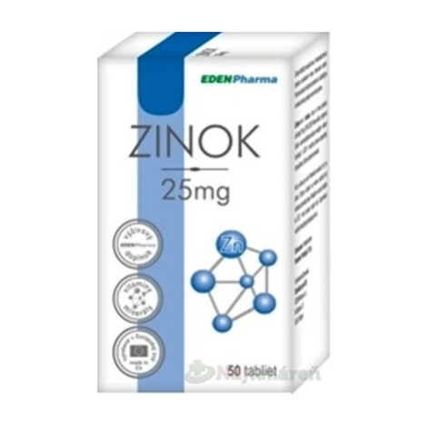 EdenPharma Zinok 25 mg 50 tabliet