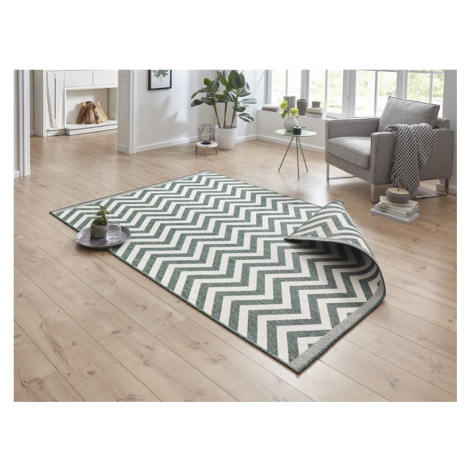 Kusový koberec Twin Supreme 103436 Palma Green creme – na ven i na doma - 120x170 cm NORTHRUGS -