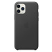 Kožené puzdro Apple na Apple iPhone 11 Pro Max MX0E2ZM/A Leather Case Black