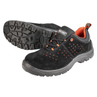 PARKSIDE® Pánska kožená bezpečnostná obuv S1 (46, čierna/oranžová)