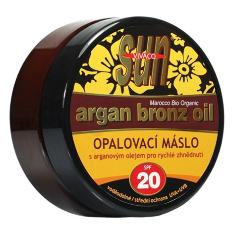 SUN VITAL Opaľovacie maslo s arganovým olejom OF 20 200 ml