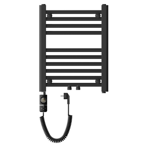 Mexen Mars, elektrické vykurovacie teleso 500 x 400 mm, 300 W, čierna, W110-0500-400-2300-70