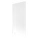 MEXEN/S - Next vaňová zástena FIX 90 x 150 cm, mrazené sklo, biela 895-090-000-00-30-20