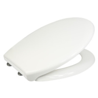 Samozatváracie WC sedátko, duroplast, biele, s odnímateľnými pánty CLICK CSS112S