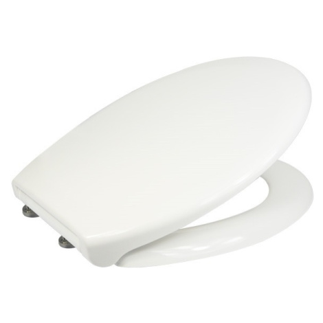 Samozatváracie WC sedátko, duroplast, biele, s odnímateľnými pánty CLICK CSS112S MEREO