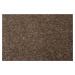 Kusový koberec Eton hnědý 97 kruh - 200x200 (průměr) kruh cm Vopi koberce