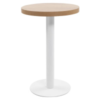 vidaXL Bistro stolík bledohnedý 50 cm MDF