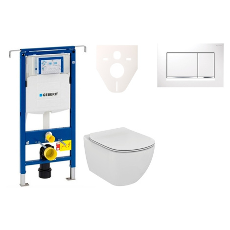 Cenovo zvýhodnený závesný WC set Geberit do ľahkých stien / predstenová montáž + WC Ideal Standa IDEAL STANDARD