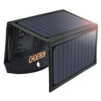 Solárna nabíjačka Choetech SC001 19W 2xUSB 5V/2.4A čierna