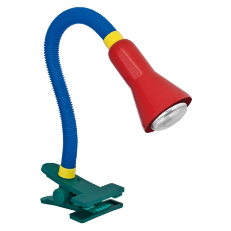 Farebná stolná lampa Couleur s upínaním