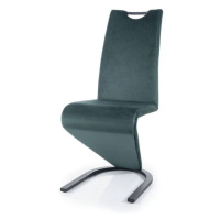 Sconto Jedálenská stolička SIGH-090 zelená/čierna