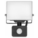 Reflektor PORTO S LED 20W bezrámový s PIR senzorom, 1600lm, IP44, 4000K, hliník + polykarb