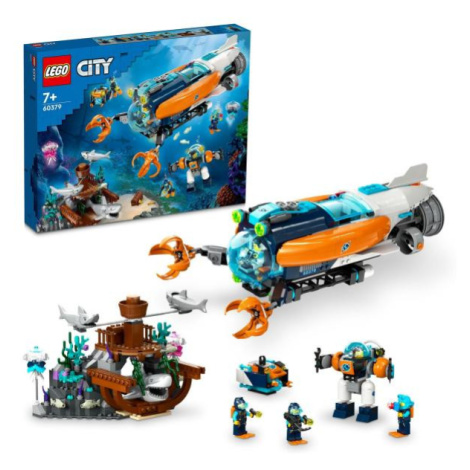 LEGO® City 60379 Prieskumná ponorka na dne mora