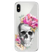 Odolné silikónové puzdro iSaprio - Pretty Skull - iPhone X