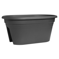 Ebertsankey Kvetináč na zábradlie Mediterran 50 x 30 cm antracitový