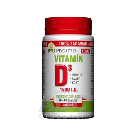 BIO Pharma Vitamín D3 FORTE