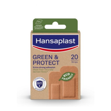 HANSAPLAST Green & Protect Udržateľná náplasť 2 veľkosti 20 kusov