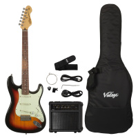 Vintage V60 Coaster Electric Guitar Pack 3TS